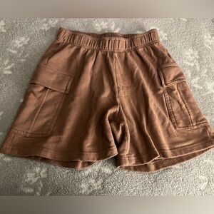 Ardene Brown Elastic Waist Shorts
